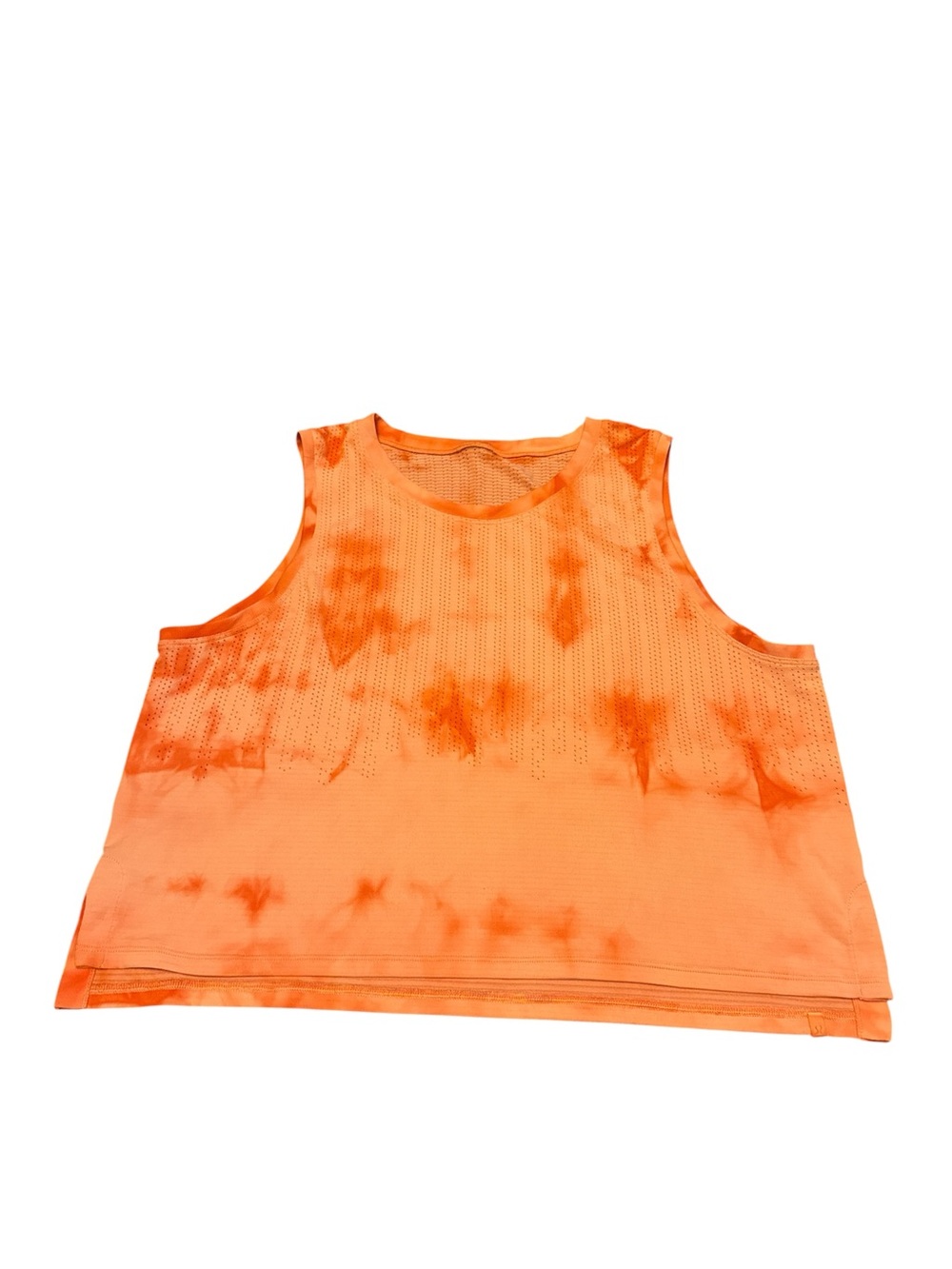 lululemon athletica Orange Tie-Dye Muscle Tee